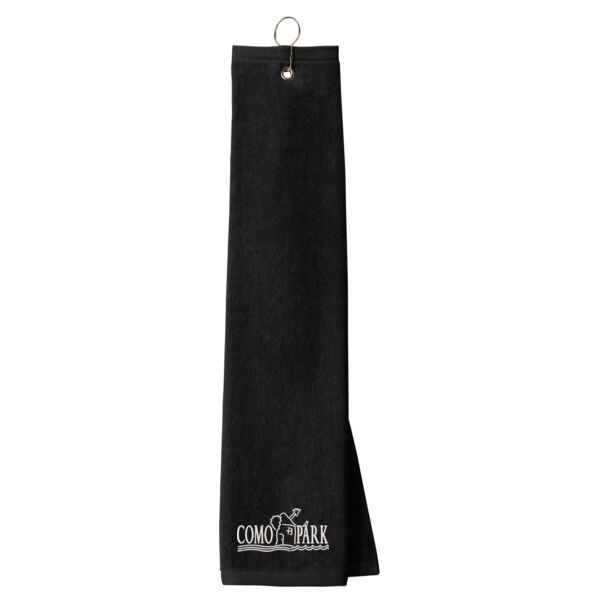 Port Authority Grommeted Tri Fold Golf Towel - Embroidered Logo Thumbnail
