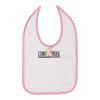 Infant Contrast Trim Premium Jersey Bib Thumbnail