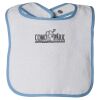Infant Contrast Trim Terry Bib Thumbnail